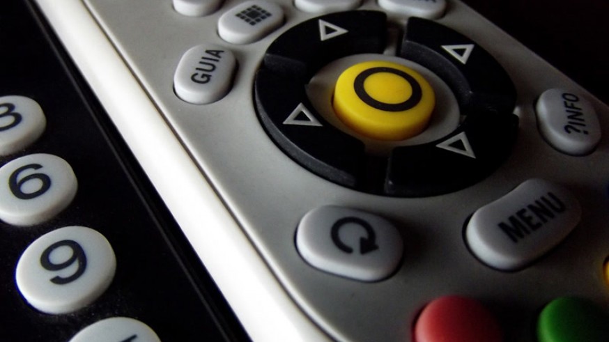 mando de televisión