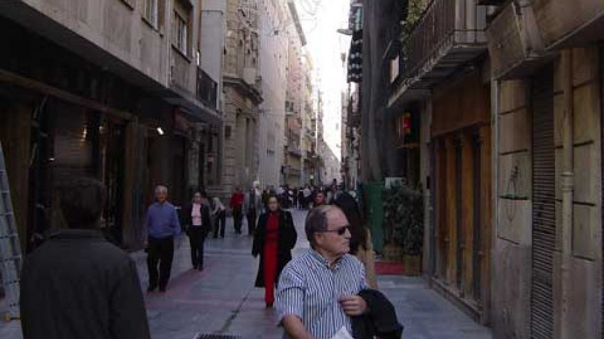 Calle Trapería de Murcia. Foto Regmurcia