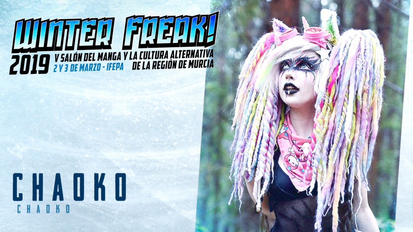 La artista y youtuber Chaoko es invitada de honor al festival Winter Freak