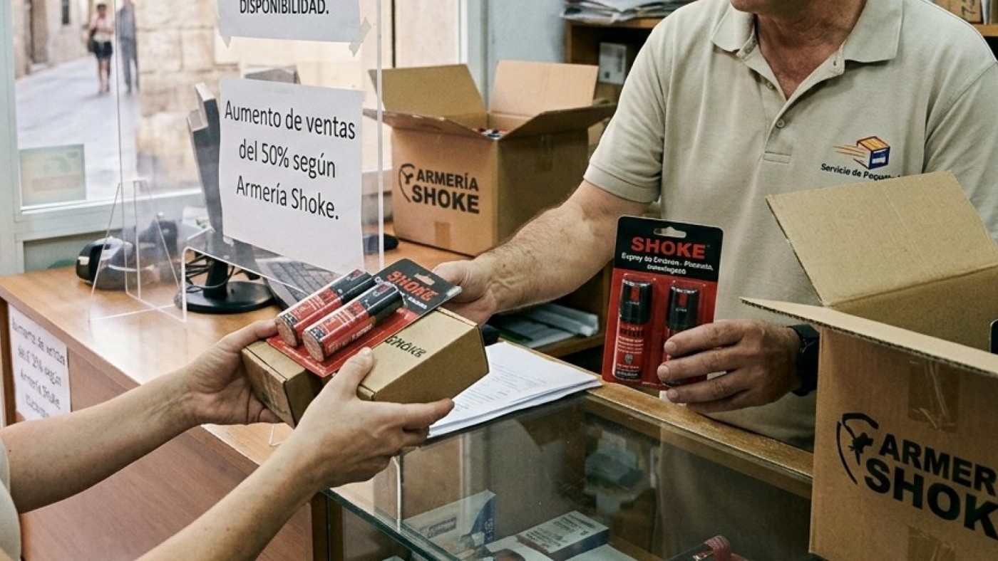 Lorca registra un aumento del 50 % en la venta de espráis de pimienta desde agosto