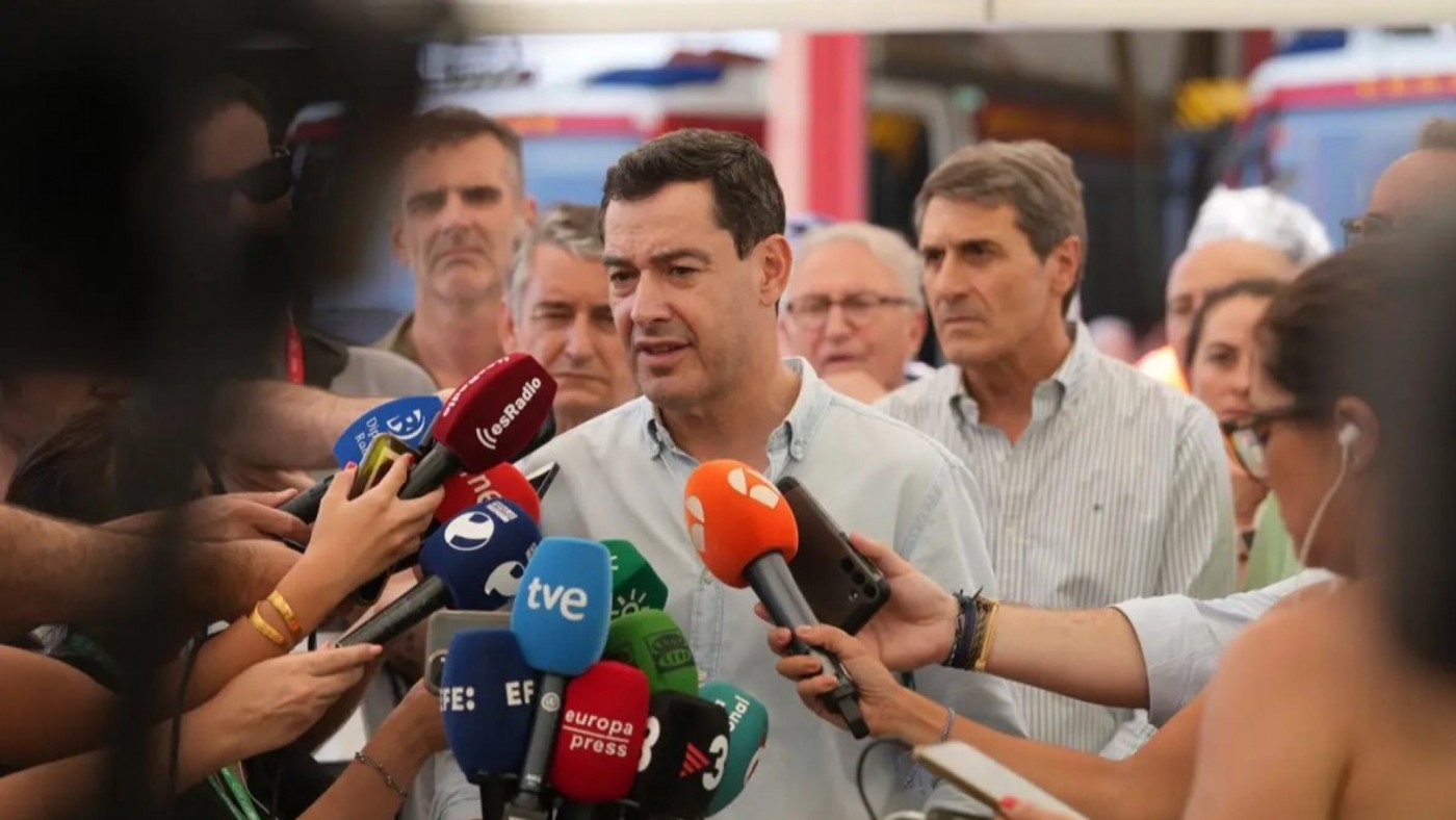 Moreno defiende que no se enviara una alerta ES-Alert para evitar confusión durante el incendio de Los Gallardos