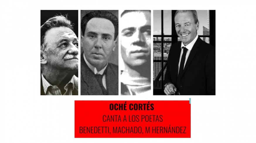 Cartel del concierto 'Canta a los poetas' de Oché Cortes