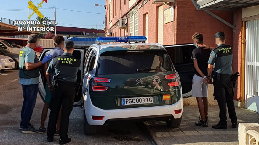 Operación Amoladeras. FOTO GUARDIA CIVIL