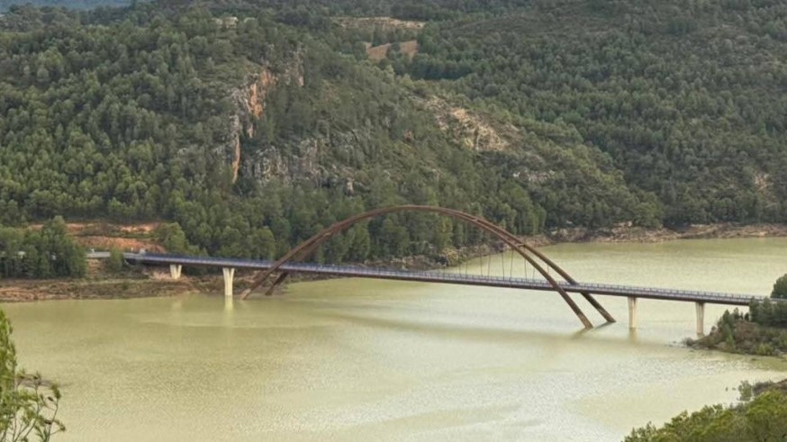 Tres de los cuatro pantanos de cabecera del Segura están desembalsando agua 