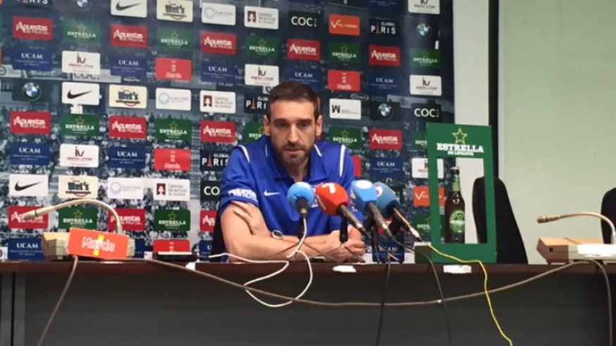 Ibon Navarro en rueda de prensa