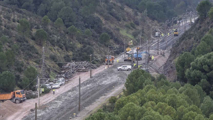 La juez pide a Adif abstenerse de hacer trabajos en vías de Adamuz sin preaviso de 15 días
