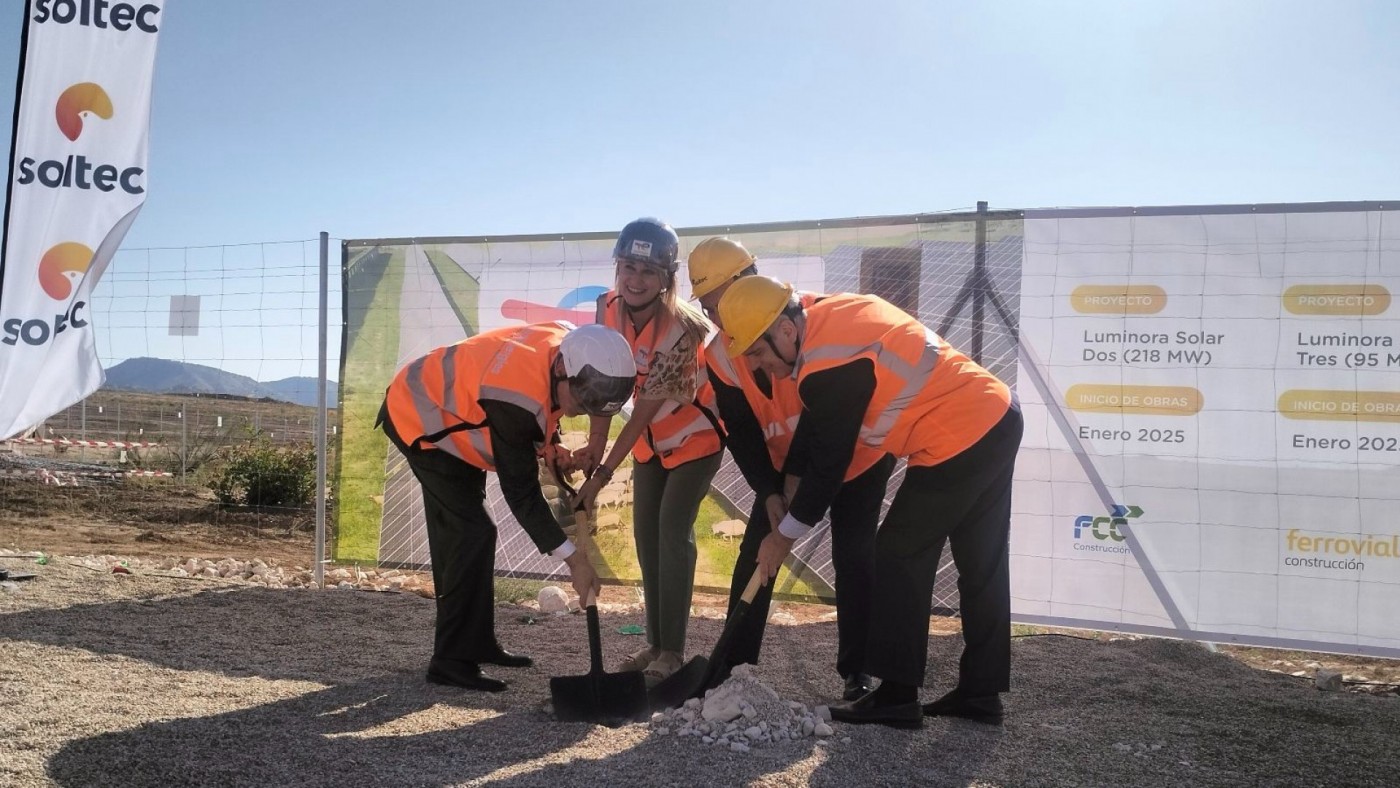 Dos nuevas plantas fotovoltaicas generarán 800 puestos de trabajo y 315 MW
