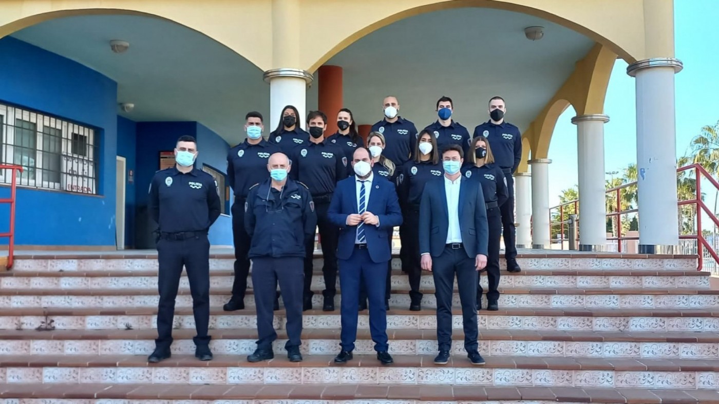 Los Alcázares incorpora 10 agentes en prácticas a la Policía Local