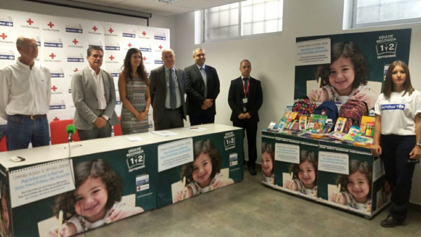  Cruz Roja recaudará este fin de semana material escolar en los centros Carrefour