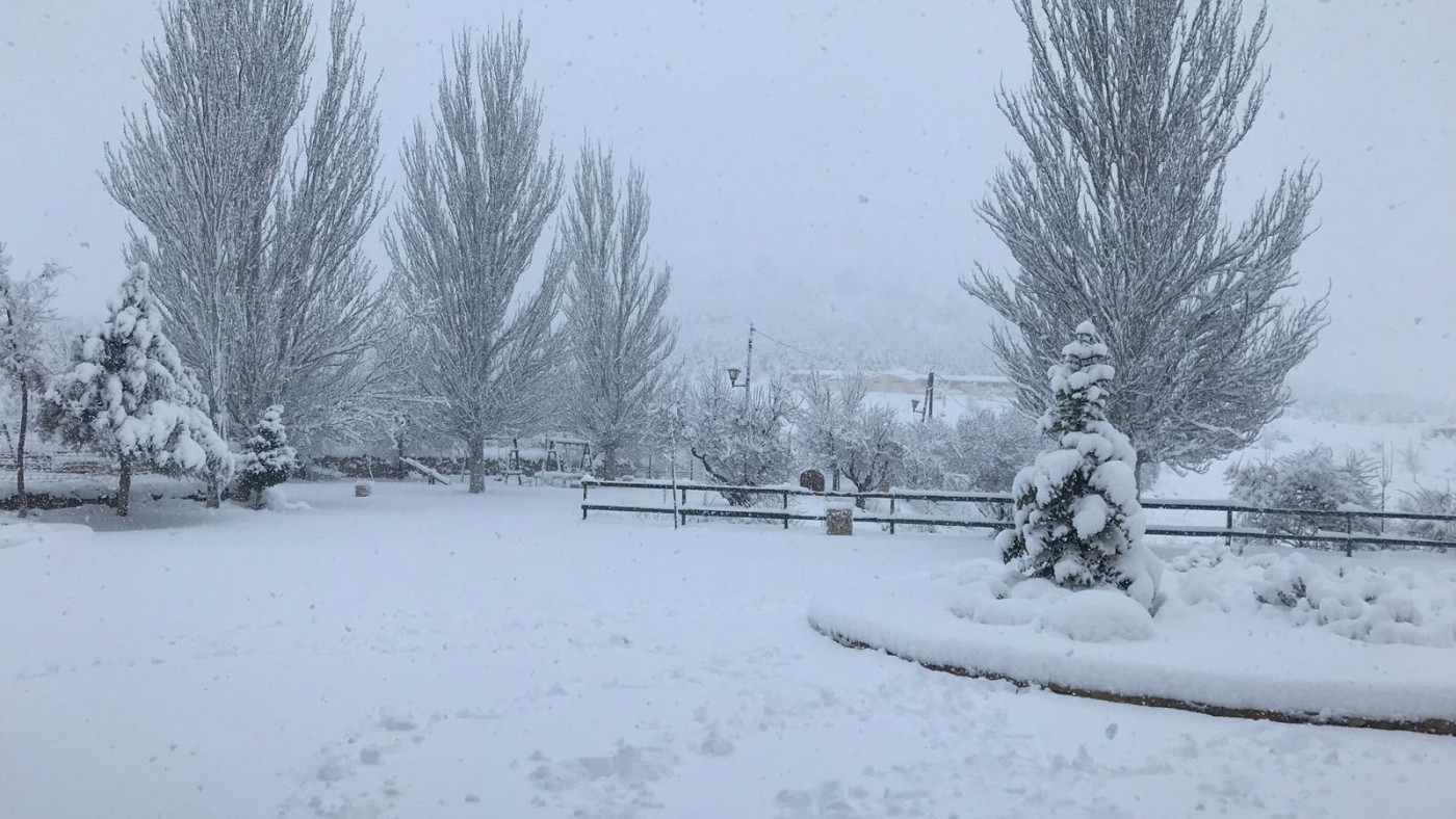 Nieve en Inazares (Moratalla). ORM