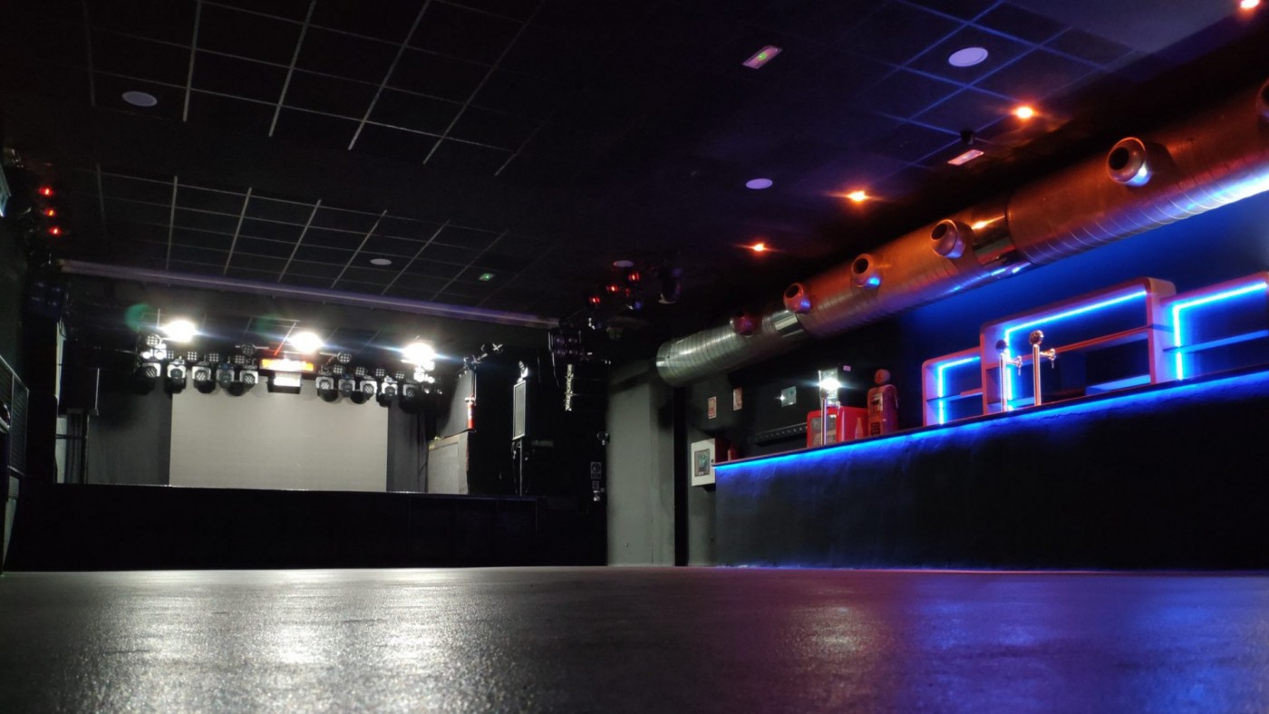 Sala de conciertos vacía en Murcia. Foto: Murcia Live!