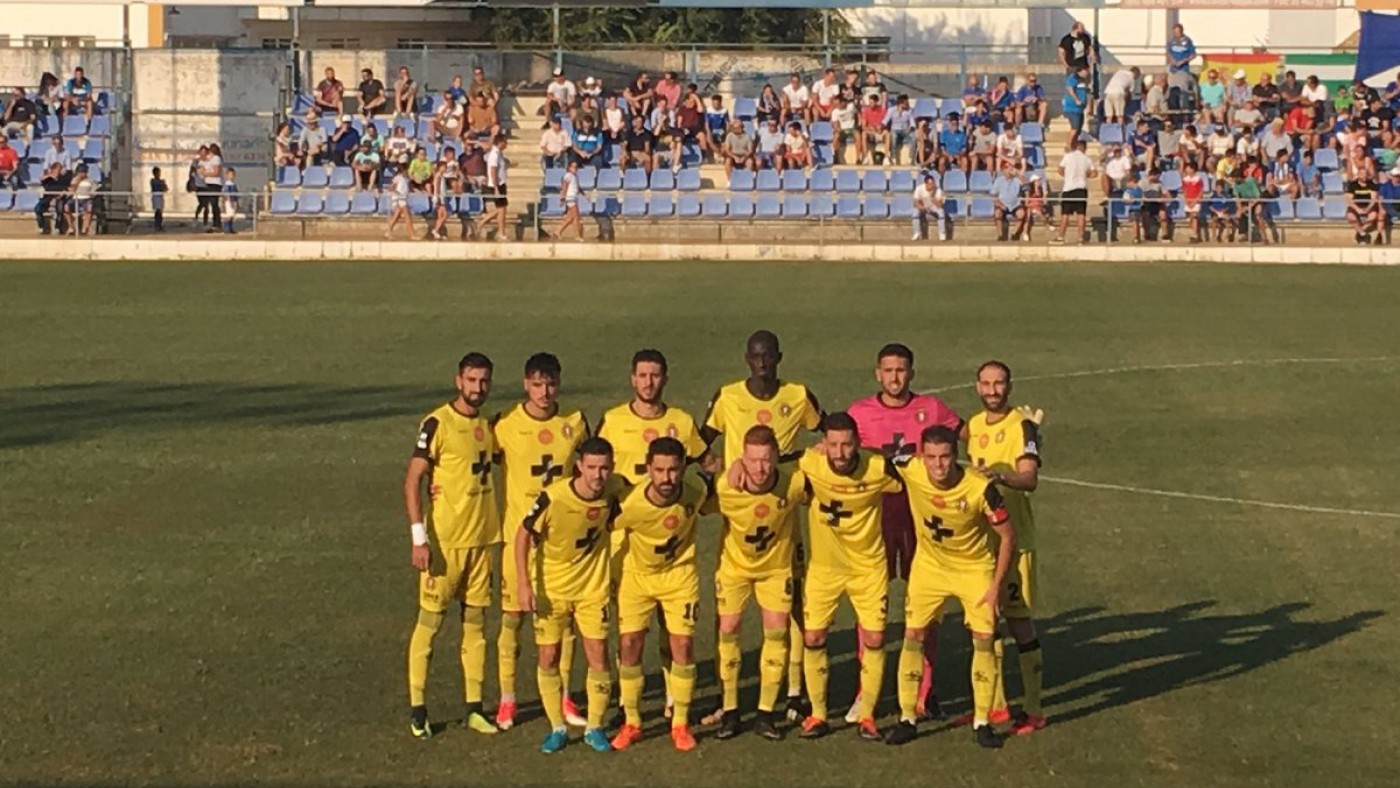 Alineación del Lorca Deportiva en Écija (foto: Lorca Deportiva)