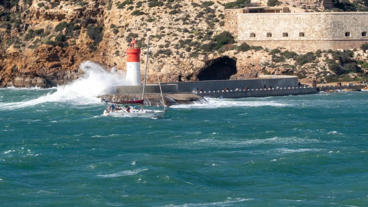 Las brisas marinas del Mediterráneo caen un 16% en la Región