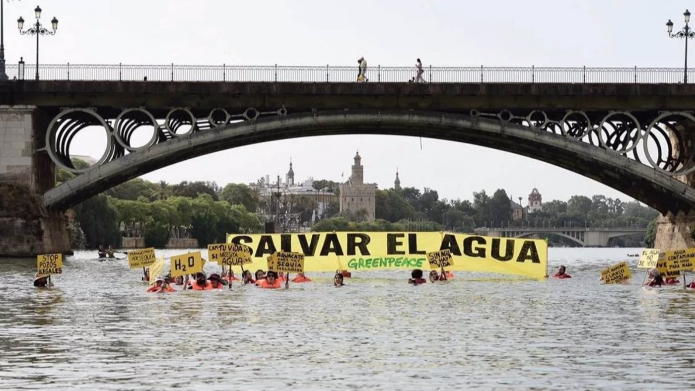 Greenpeace denuncia la mala gestión del agua en España