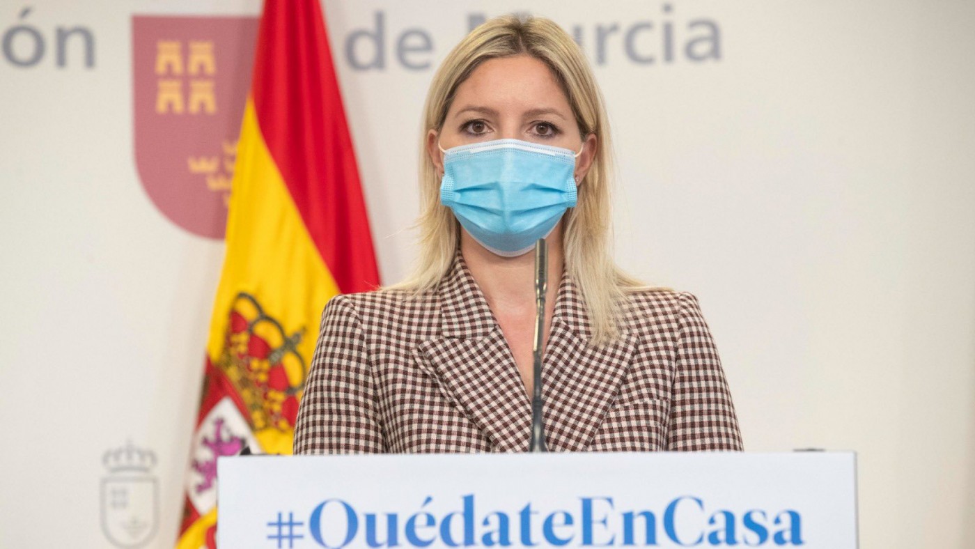 Ana Martínez Vidal en la rueda de prensa del Consejo de Gobierno