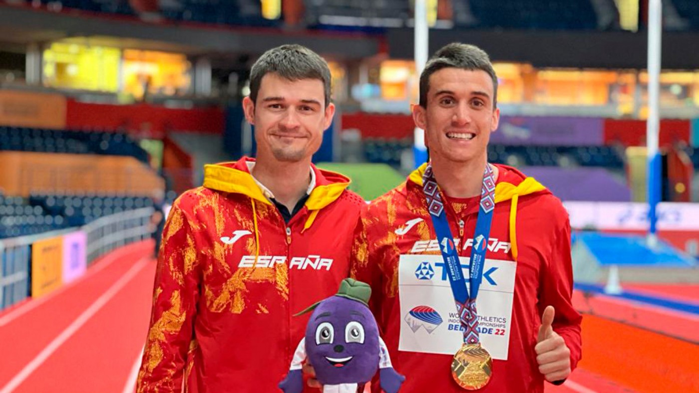 Gabi Lorente, el hombre que tutela a un atleta de oro