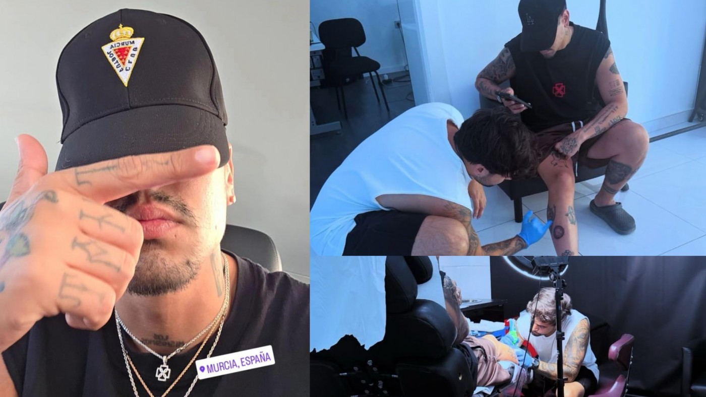 Duki posa con una gorra del Real Murcia para sus 14 millones de seguidores