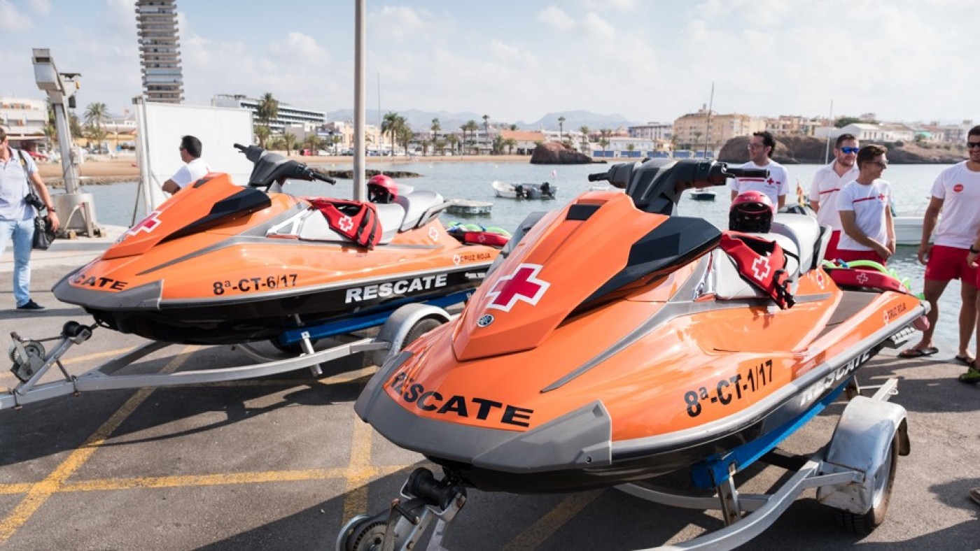 Rescatan por mar a una excursionista herida en La Azohía, en Cartagena 