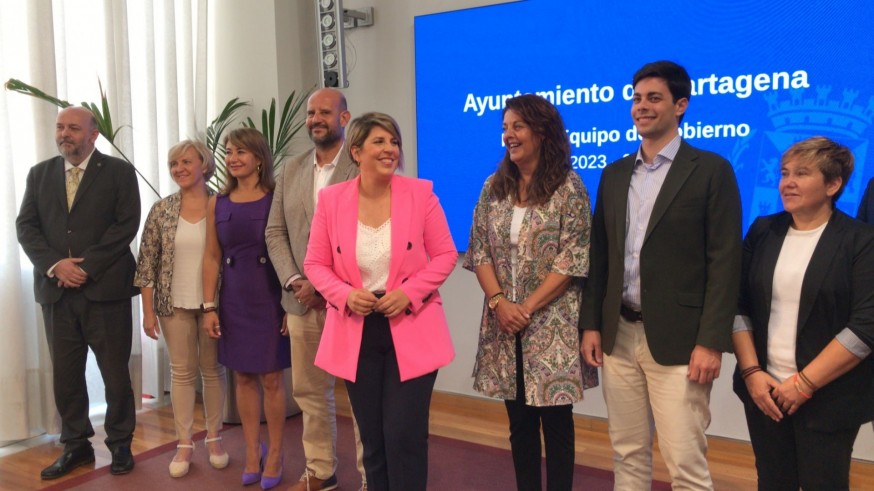 El nuevo equipo de Gobierno de Cartagena cuenta con 10 áreas y la alcaldesa asume Turismo y Cultura