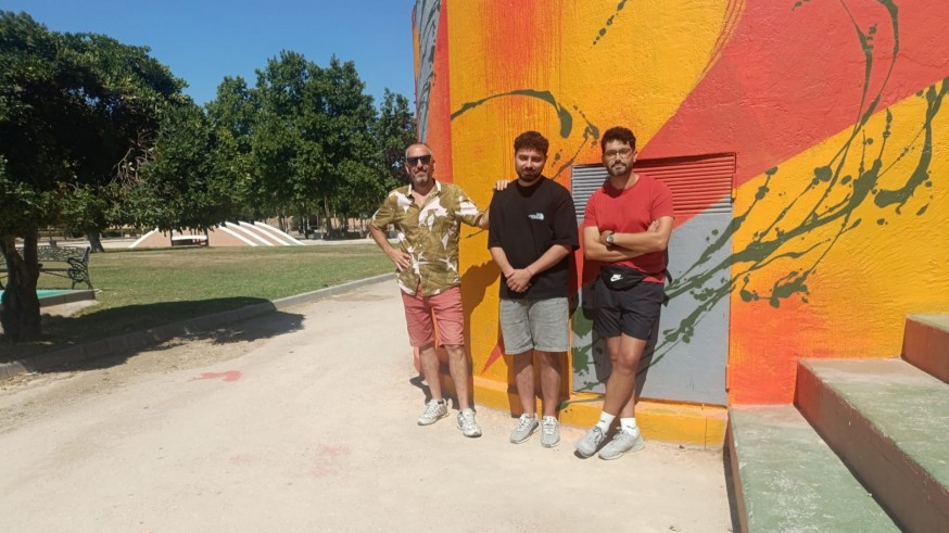El Parque del Cespín en Yecla se convierte en un museo al aire libre