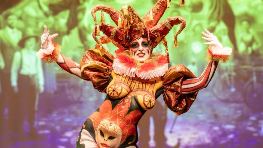 El bodypainting sumará esplendor de nuevo en el Carnaval de Águilas