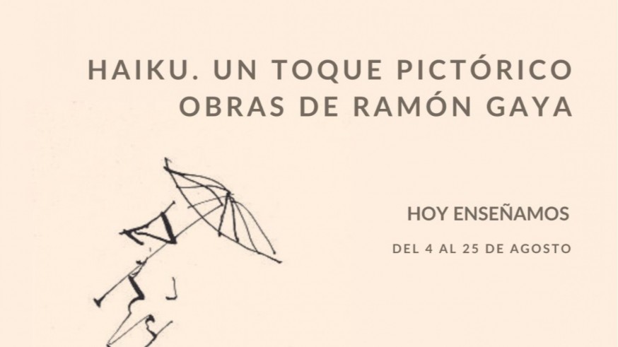 Noticias desde el Museo de la Ciudad. Micro-exposición sobre Ramón Gaya