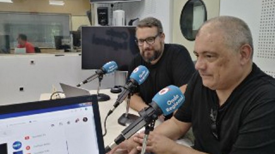 Pedro Belmonte y Pedro Luengo durante el programa Afectos Especiales
