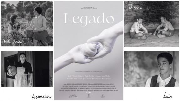 Cartel e intérpretes del cortometraje 'Legado'