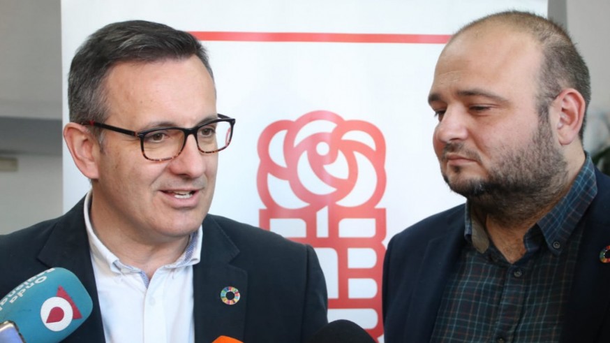 Diego Conesa y Manuel Torres. PSRM-PSOE