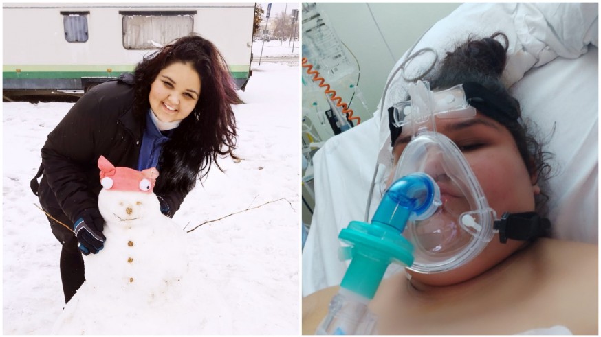María, antes de su ingreso y durante su estancia en el hospital