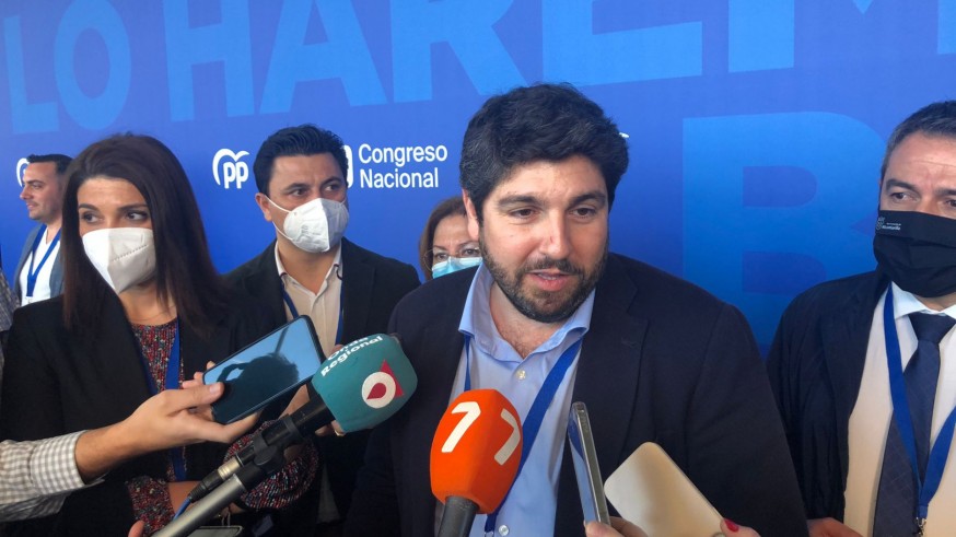 López Miras: "El PP de la Región de Murcia sale con más representación en los órganos nacionales del partido"