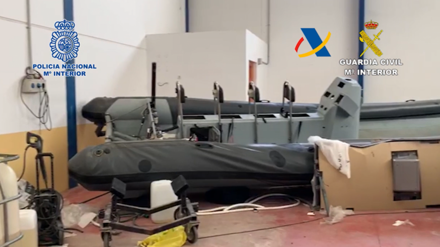 15 detenidos en Murcia y Alicante que fabricaban narcolanchas que eran utilizadas para introducir hachís a gran escala en las costas españolas