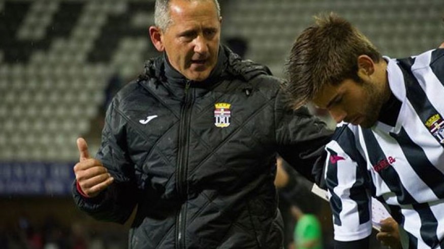 Palomeque, en su etapa como técnico del FC Cartagena (foto: Portal Cadista)