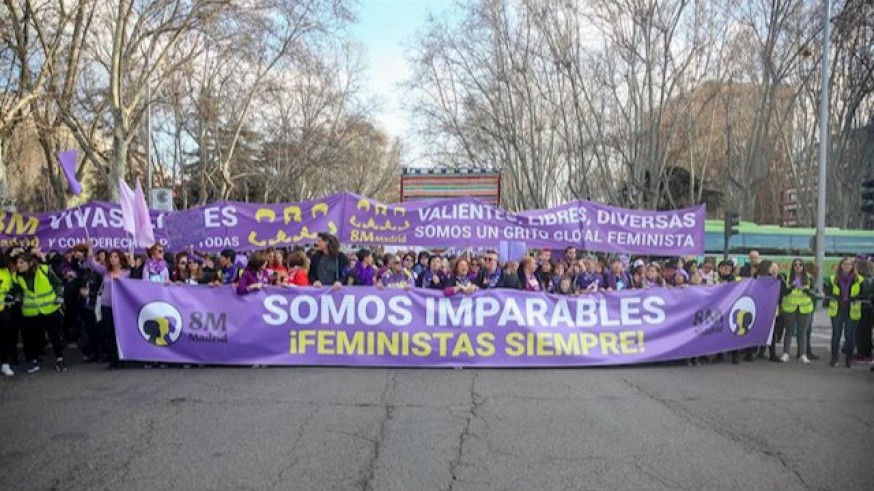 La movilización feminista del 8M se divide en dos actos