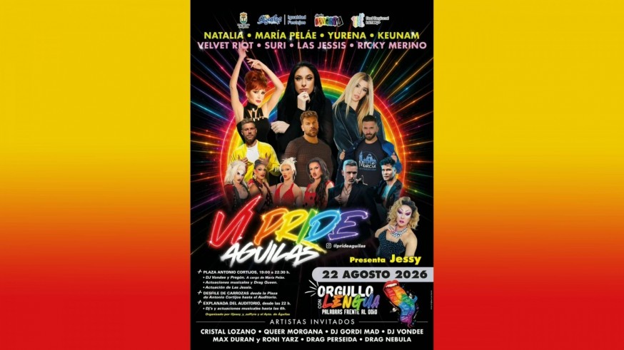 El Pride eclosiona este sábado en Águilas