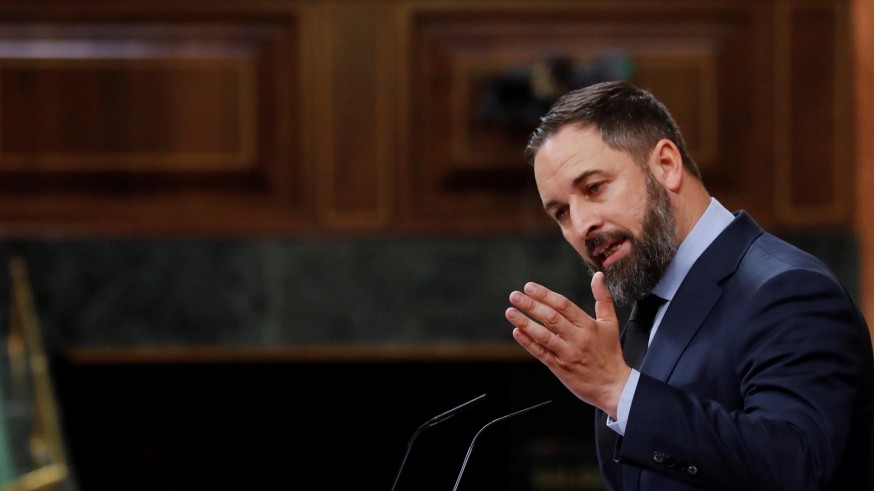 Abascal en el Congreso el pasado miércoles