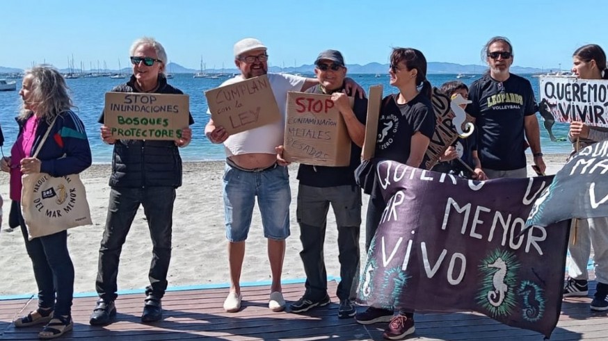 Marcha en defensa de los derechos del Mar Menor.