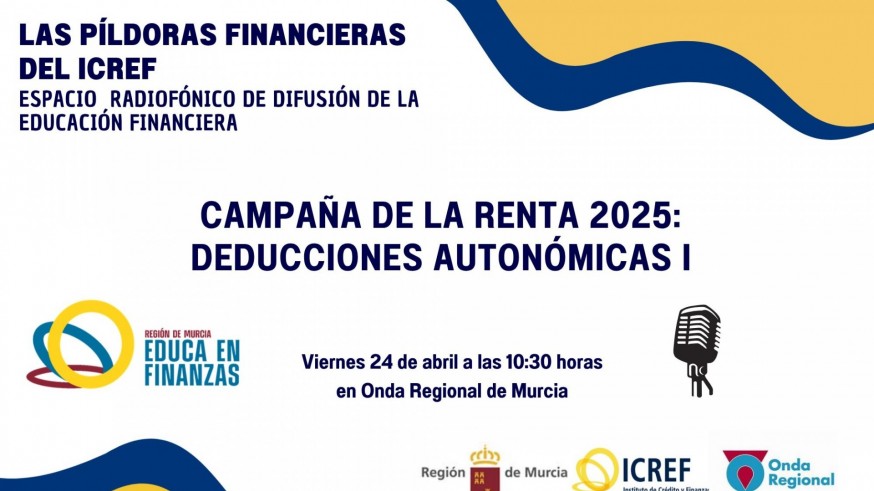 Las Píldoras financieras del ICREF. Campaña de la Renta 2025: deducciones autonómicas
