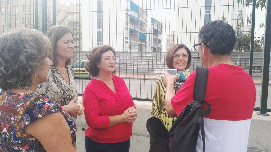 Juana Pérez y Rosa Peñalver, en el encuentro de hoy de Águilas
