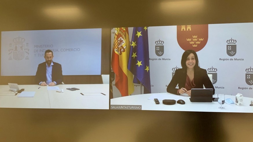  Videoconferencia de la consejera Cristina Sánchez con el secretario de Estado de Turismo