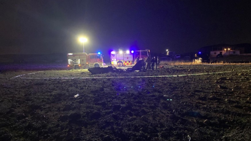 Fallecen dos personas al estrellarse una avioneta en San Javier