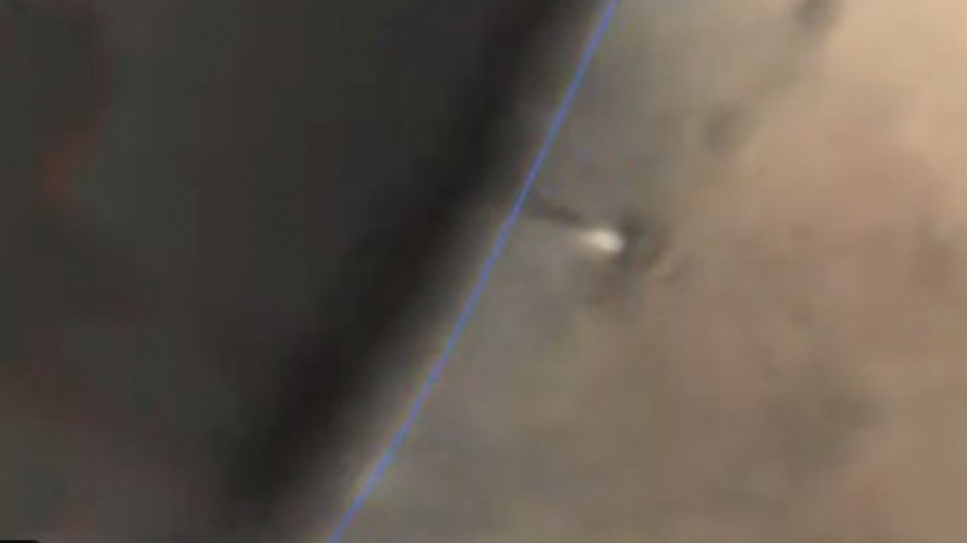 Imagen de la nube de Marte. ESA