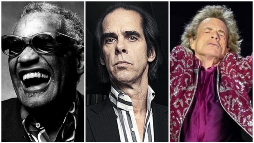 Ray Charles, Nick Cave y Mick Jagger