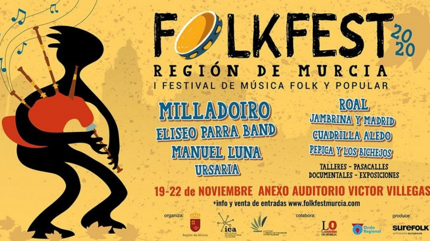 EL ROMPEOLAS. Será noticia. El jueves 24 empieza el primer 'Folk Fest' Región de Murcia
