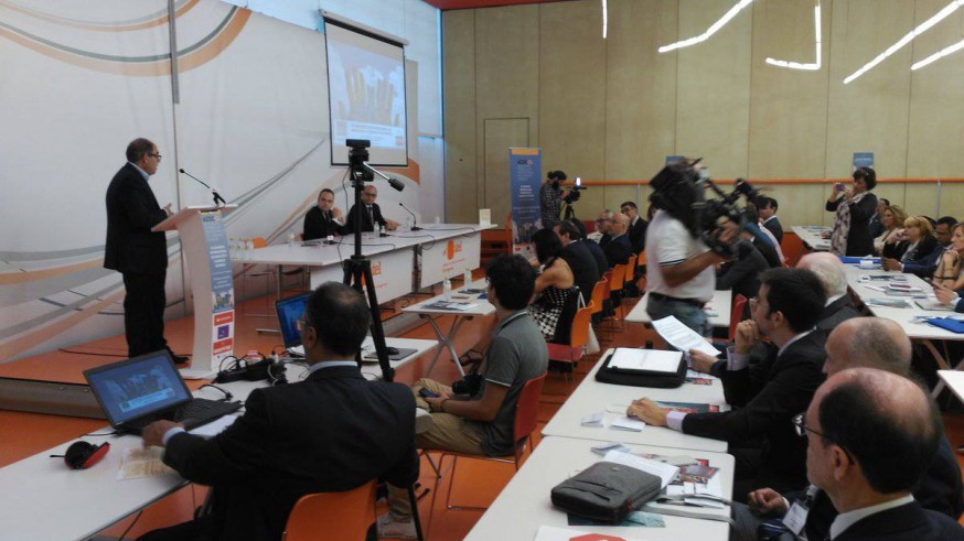 Lorenzo Amor durante la inauguración del Congreso