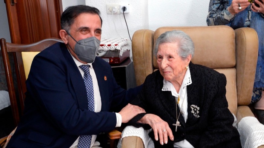 Concepción Lax, 'la abuela de Espinardo', cumple 107 años