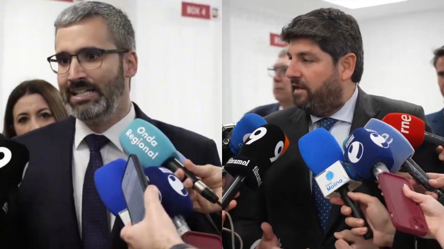 López Miras y Lucas se apremian a tomar medidas por la guerra de Irán