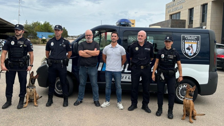 Una unidad canina se une a la Policía Local de Águilas