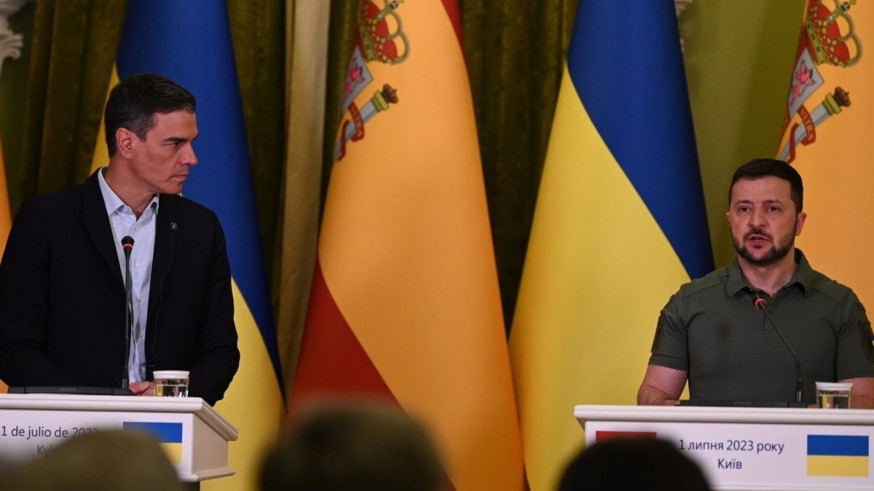 Sánchez subraya que su visita a Kiev garantiza el "compromiso inequívoco" de la UE para la entrada de Ucrania