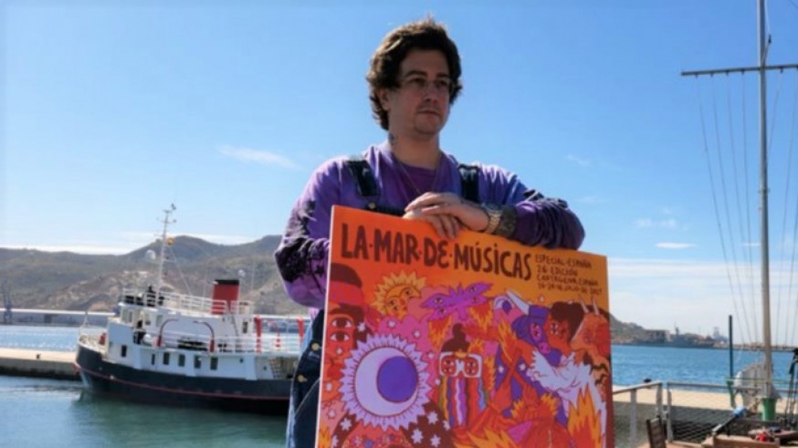 EL MIRADOR. Ricardo Cavolo se basa en el universo de García Lorca, para el cartel anunciador de La Mar de Músicas
